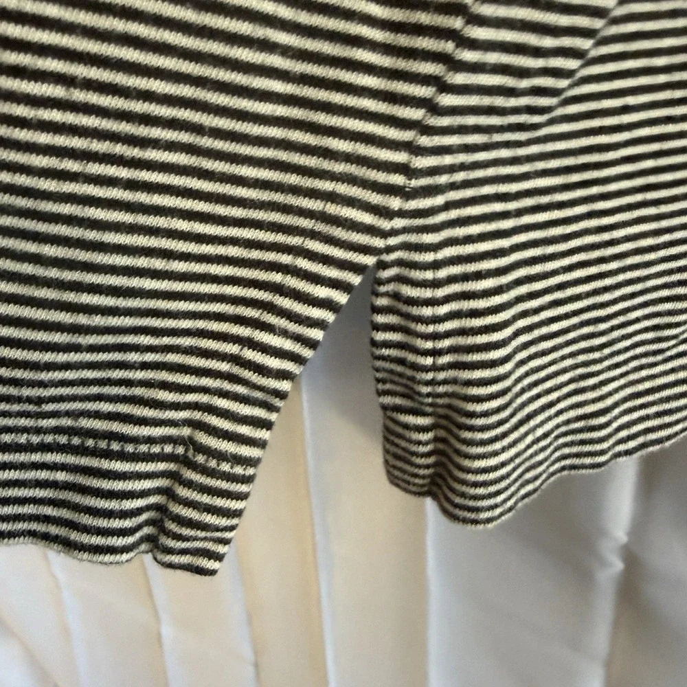 Vtg 90s Ralph Lauren Polo Golf Shirt Men Black Turtleneck Pony Striped Knit XL